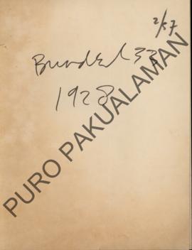 Surat dari Bupati Adikarto Raden Mas Tumenggung kepada Sri Paduka Pembesar di Kadipaten Pakualama...