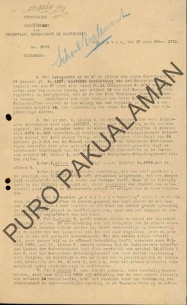 Departemen Sektor Ibadah dan Pendidikan tentang peraturan sekolah.