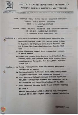 Surat Keputusan Kepala Kantor Wilayah Departemen Penerangan Daerah Istimewa Yogyakarta Nomor : 02...