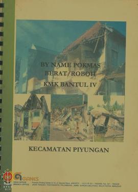 By Name Pokmas (Kelompok Masyarakat) Berat/Roboh Konsultan Manajemen Kabupaten/Kota (KMK) Bantul ...