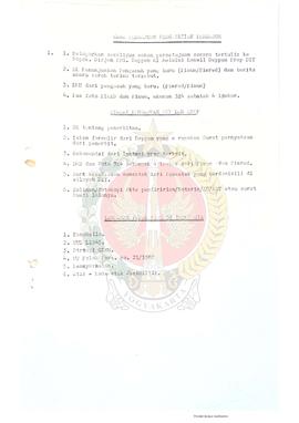 Daftar penjelasan cara pengajuan pergantian pengasuh, syarat pengajuan STT dan SIUP dan  landasan...