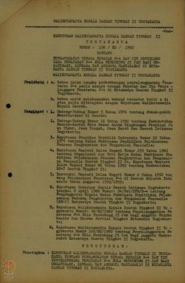 Surat Keputusan Walikotamadya Kepala Daerah Tingkat II Yogyakarta tentang Pengangkatan Tenaga Pen...