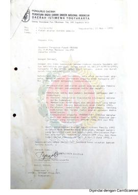 Surat dari Wakil Ketua Pengurus Daerah Persatuan Radio Siaran Swasta Nasional Indonesia Provinsi ...