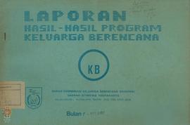 Laporan Hasil-hasil Program Keluarga Berencana bulan Maret 1990, Badan Koordinasi Keluarga Berenc...