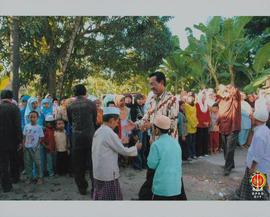 Gubernur Provinsi DIY Sri Sultan HB X tiba di lokasi  Kunjungan Pasca Gempa Bumi sekaligus Peresm...