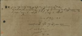 Surat nomor: 22 KIB tertanggal 2 Mei 1940 dari Nyai Kanjeng Tumenggung Segada kepada Kantor Inkoo...