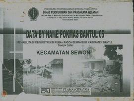 Data by Name Pokmas (Kelompok Masyarakat) Bantul 05 Rehabilitasi/Rekonstruksi Rumah Pasca Gempa B...