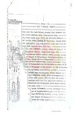 Akta Tanah PT. Mataram Perss No. 14 tanggal 5 November 1985, dibuat oleh R.M. Soerjanto Partaning...