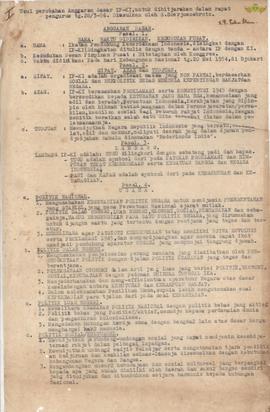 Surat dari IP. KI. (Ikatan Pendukung Kemerdekaan Indonesia) kepada Sri Paduka Paku Alam perihal  ...