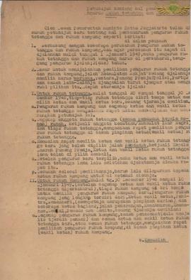 Petunjuk dan ketentuan tentang Pembaharuan Rukun Kampung dan Rukun Tetangga di Daerah Kota Yogyak...