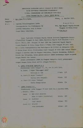 Surat dari Badan Pembinaan Pendidikan Pelaksanaan Pedoman Penghayatan Pancasila No. 893.3/301/VII...