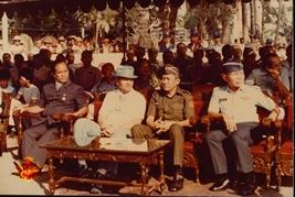 Para undangan yang hadir pada peresmian tetenger kedua di Desa Piyungan, tempat titik terakhir Je...