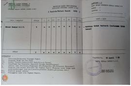 Operasi Tertib Daerah Jateng dan DIY tentang laporan kasus  penyimpangan bulan Maret 1978.