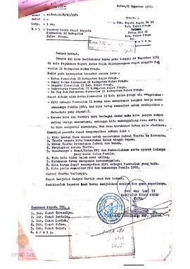 Keputusan Bupati Kepala Daerah Tingkat II Kab.Kulon Progo No. 42/PWI-II/K/XI/1981 tentang laporan...