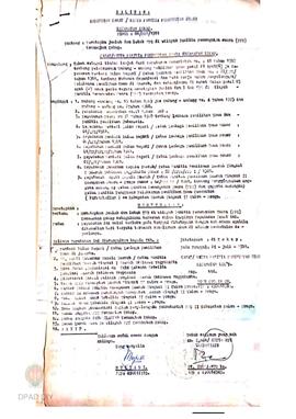 Keputusan Camat/Ketua Panitia Pemungutan Suara Kecamatan Kokap No: 06/PPS/1981 tentang Penetapan ...