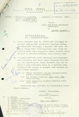 Pelaksanaan Keputusan Menteri Perdagangan tentang larangan ekspor bahan remiling/rumah asap.