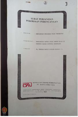 Surat Perjanjian Pekerjaan Perencanaan Proyek Pembangunan Prasarana Fisik Pemerintah yaitu Pemban...