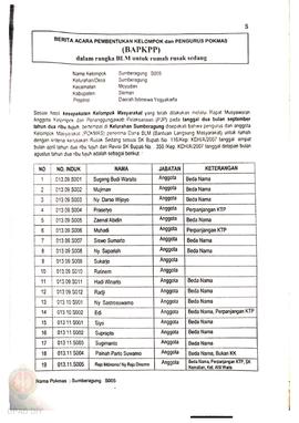 Checklist Kelengkapan Dokumen untuk Pencairan Dana Rehabilitasi dan Rekonstruksi Rumah Rusak Ring...