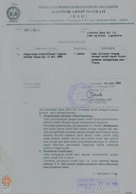 Dokumen Bantuan Pegawai KAD pasca Gempa Bumi