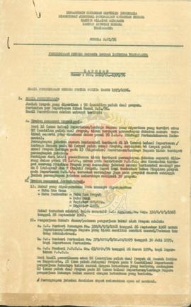 Laporan hasil pemeriksaan khusus proyek Pelita Prop. DIY 1975/1976.