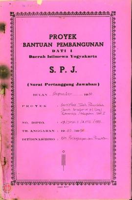 Bendel tentang sertifikasi tanah pemerintah daerah yang tersebar di 5 Dati II Kabupaten/Kotamadya...