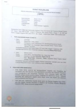 Surat Perjanjian Penyaluran Bantuan Rehabilitasi dan Rekonstruksi Rumah (SPPB),  Nama Kelompok Mr...
