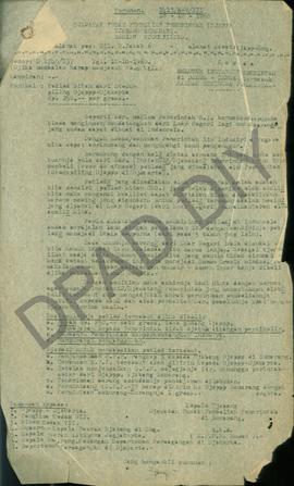 Surat dari Kepala Cabang Jawatan Pusat Pembelian Pemerintah Semarang Nomor: B.1740/137 kepada Sek...