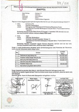 Berita Acara Pembentukan Kelompok dan Pengurus Kelompok Masyarakat dan Penetapan Prioritas Usulan...