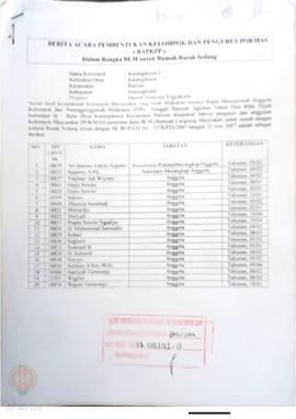 Berita Acara Pembentukan Kelompok dan Pengurus Pokmas (BAPKPP) dalam Rangka BLM untuk Rumah Rusak...