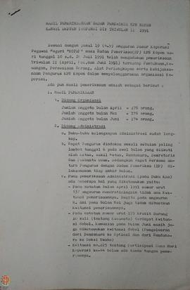 Hasil Pemeriksaan Badan Pemeriksa Kantor Perbendaharaan Negara (KPN) “KOPEN” (Koperasi Pegawai Ne...