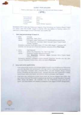 Surat Perjanjian Penyaluran Bantuan Rehabilitasi dan Rekonstruksi Rumah (SPPB),  Nama Kelompok Se...